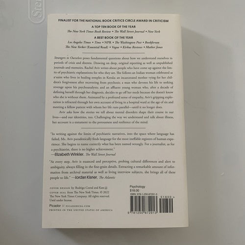 BOOK: Strangers to Ourselves Unsettled Minds & The Stories That Make Us R. Aviv