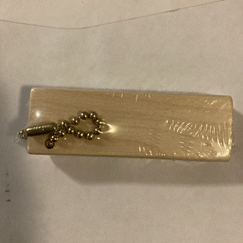 NEW Wood Wooden Train Railroad Whistle Souvenir Keychain Key Ring #37727