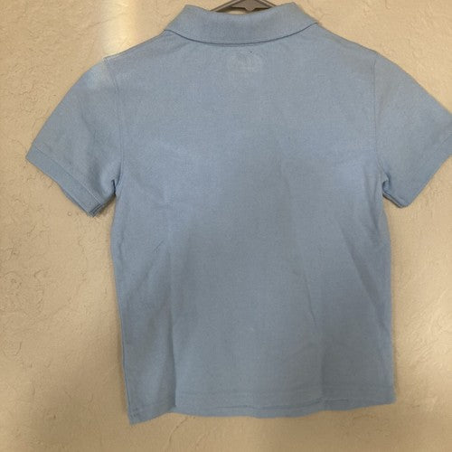 Boys' Short Sleeve Pique Uniform Polo Shirt - Cat & Jack Light Blue XS 4/5