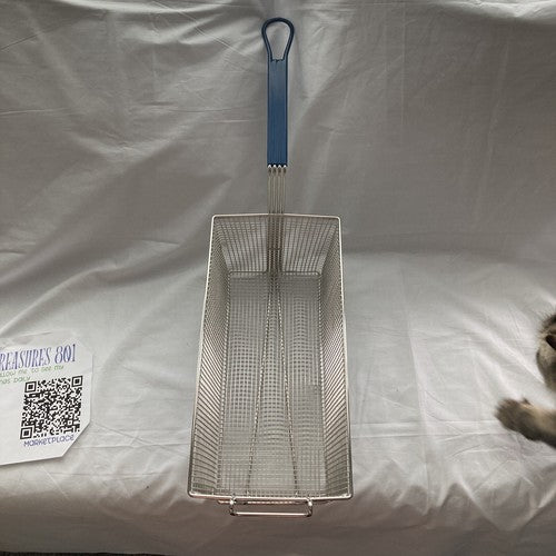 Anets Fryer Basket Rm #18 Obl Twin W/Coated P6072184 Geniune OEM Restaurant fast