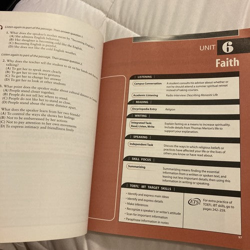 Northstar Building Skills for the TOEFL iBT Advanced Paperback Ronbinson Fellag