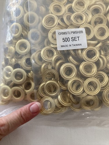 Grommets & Washers 1/2â 500 Pcs #4 Brass Self-Piercing Clothing Jean Business