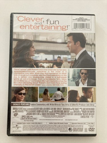 BRAND NEW DVD ð Duplicity (2009) Julia Roberts Clive Owen Widescreen Fun Movie
