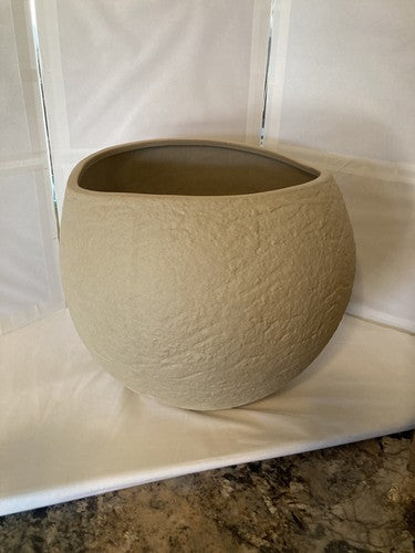 Audo Copenhagen Plantar Planter H26 10.2â By MENU Unglazed Stoneware Curvy Base