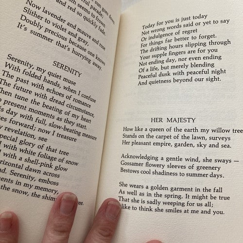 BOOK: POEMS of Lydia Hibbard Holland Vintage 1974 Poetry Sandollar Press Hard
