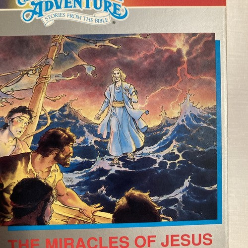VHS Lot 2 Movies The Greatest Adventure The Miracles of Jesus & Moses religous
