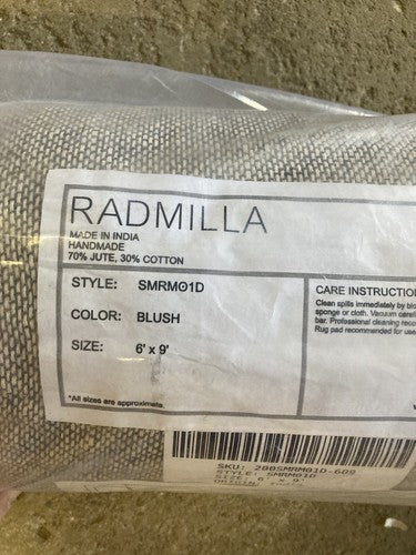 BRAND NEW Radmilla Blush 6' x 9' Area Rug NuLoom Pink High End Indoor Carpet