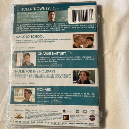 BRAND NEW The Robert Downey Jr Collection (DVD 2009 4-Disc Set) Back To School