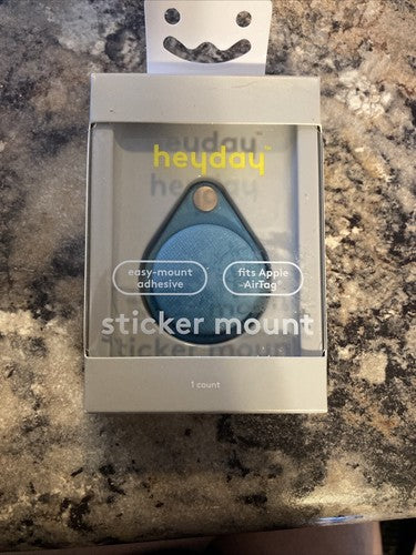 NEW Apple AirTag Case Sticker Mount heyday Arctic Blue track Luggage Personal