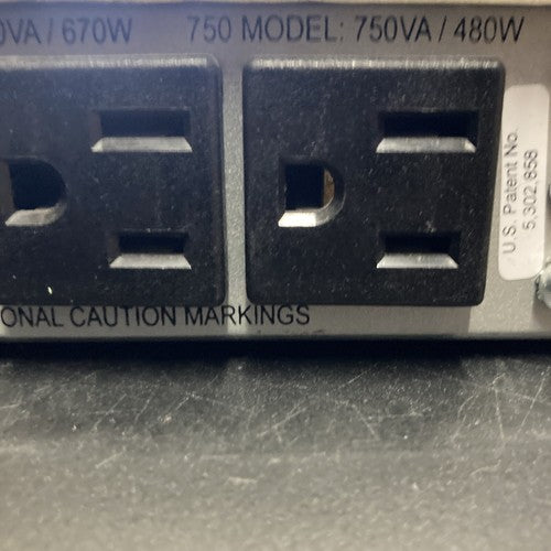 APC SUA750RM1U 120V 1000VA/670W 750VA/480W UPS Uninterruptible POWER SUPPLY