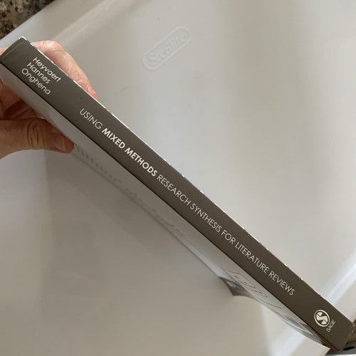 BOOK: Using Mixed Methods Research Synthesis for Literature Reviews Heyvaert