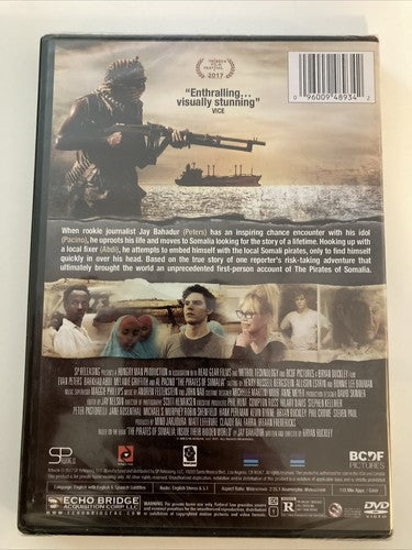 THE PIRATES OF SOMALIA (2017) DVD *NEW & SEALED* Al Pacino Evan Peters