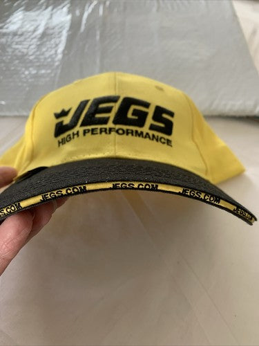 ð¥JEGS High Performance Adjustable Cap Hat *NICE* Fast Ship!!! Black Yellowð¥