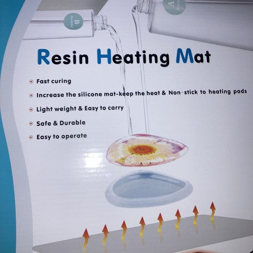 NEW Epoxy Resin Heating Mat W/ Cover Timer Pad Molds Fast Curing Drying Light