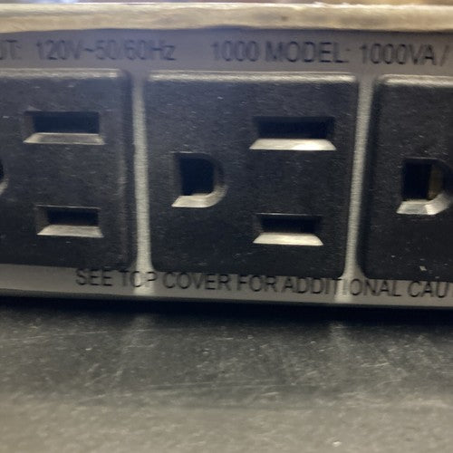 APC SUA750RM1U 120V 1000VA/670W 750VA/480W UPS Uninterruptible POWER SUPPLY
