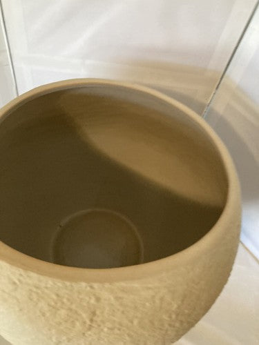 Audo Copenhagen Plantar Planter H26 10.2â By MENU Unglazed Stoneware Curvy Base