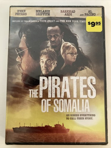 THE PIRATES OF SOMALIA (2017) DVD *NEW & SEALED* Al Pacino Evan Peters