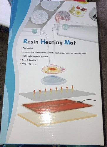 NEW Epoxy Resin Heating Mat W/ Cover Timer Pad Molds Fast Curing Drying Light