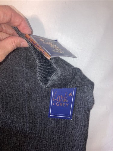 Lark & grey ladies Knit pants size XL X-Large Cargo Pocket Button Stretch Cozy