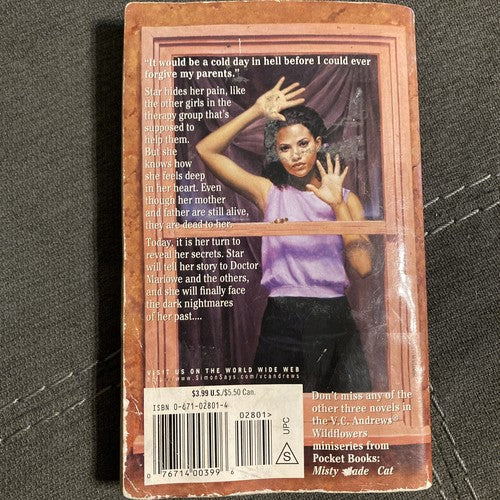 The Wildflowers Star BOOK VC Andrews 2001 Second Novel Misty Jade Cat