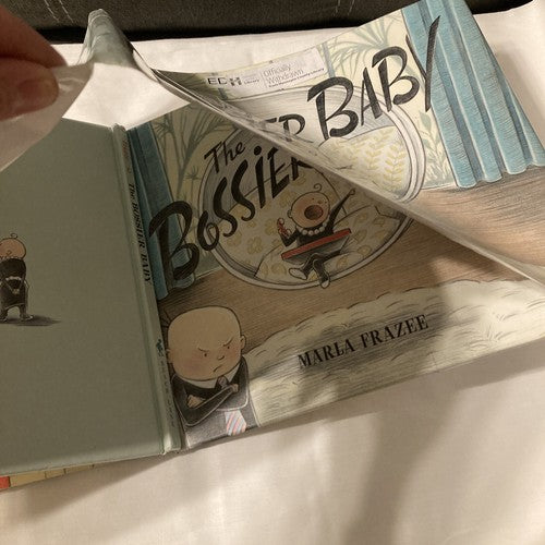 BOOK The Bossier Baby by Marla Frazee 2016 Hardcover Picture Book Used Library