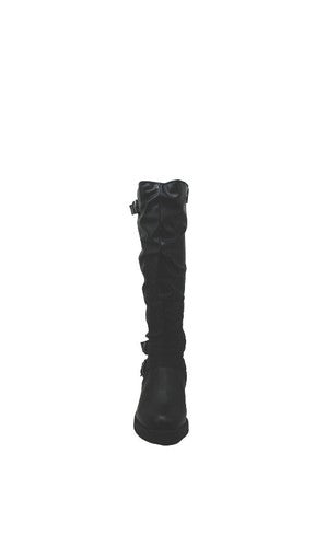 NIB American Rag Boots Size 6.5 M Black Smooth Women's Brinley Riding Brinleyp