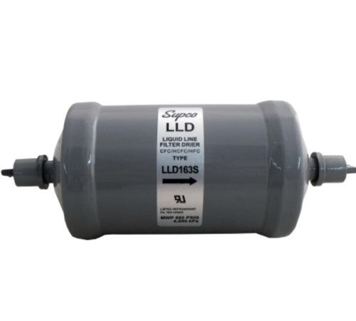 Supco LLD-163S Liquid Line Filter Drier 3/8" inlet/outlet CFC/HCFC/HFC Fridge
