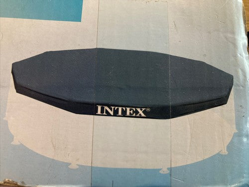 Intex Above Ground Pool Cover for 10ft Round Metal Frame Above Pools 28030E