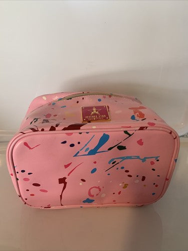 Jeffree Star Jawbreaker Cosmetics Makeup Travel Bag  ð Pink Gold Zipper