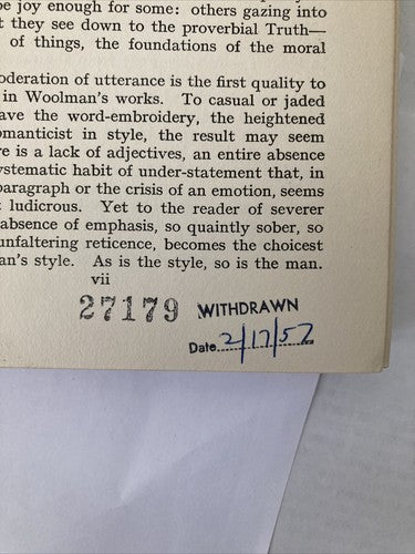 Vintage BOOK The Journal with other Writings of John Woolman Everyman Undated