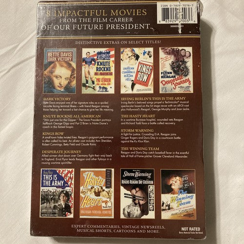 BRAND NEW Ronald Reagan Centennial Collection (DVD, 2011, 8-Disc Set) American