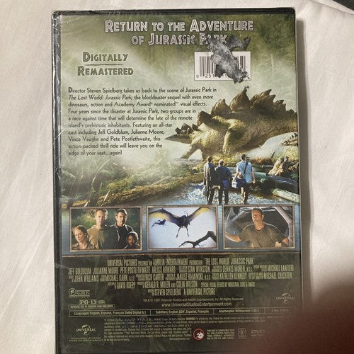 BRAND NEW The Lost World: Jurassic Park (DVD, 2012) Universal Dinosaur Goldbloom