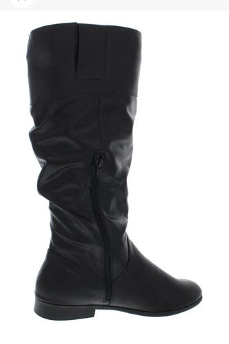 Style & Co Kelimaep Scrunched Boots  Women's Shoes Black Size 5 M