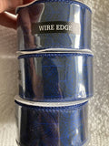 3 Wired Ribbon 1 1/2â 1.5 Inch BLUE Geometric Black History Month One Together