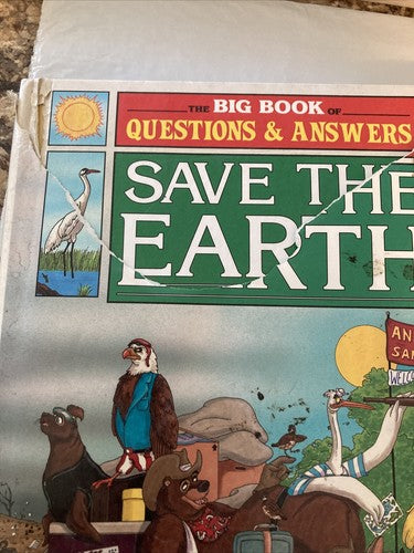 The Big Book of Questions & Answers Save the Earth (Hardcover) 1992 Vintage Kids