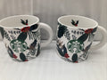 Set Of 2 2021 Starbucks PINECONES Holly Berry Holiday Christmas Mug Cup 12oz