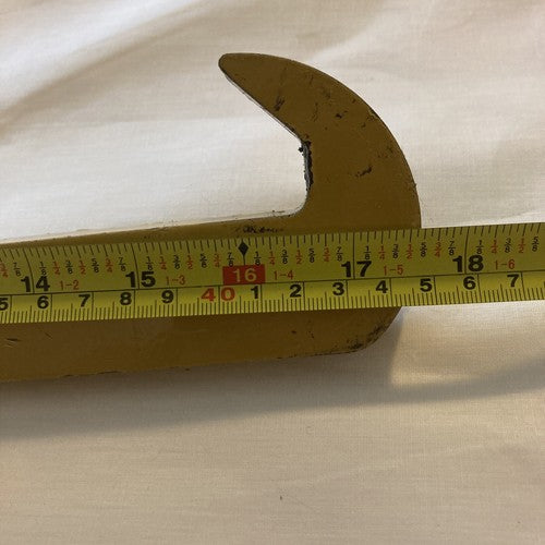 Lifting Beam Standard Hook Replacement Hook for BHS Lifting Beams 17-5/8â Yellow