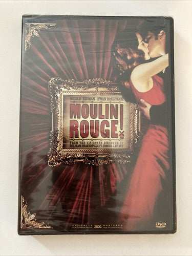 BRAND NEW ~ Moulin Rouge DVD 2009 Widescreen Nicole Kidman Burlesque Movie