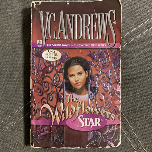 The Wildflowers Star BOOK VC Andrews 2001 Second Novel Misty Jade Cat