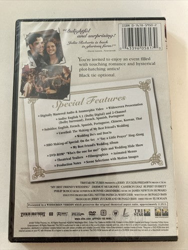 BRAND NEW ~ My Best Friend's Wedding DVD WS Special Edition Julia Roberts Movie