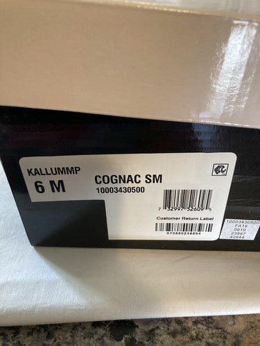 NIB Alfani Kallummp Womenâs Sz 6 M Cognac Brown Knee High Riding Boots Wide Calf