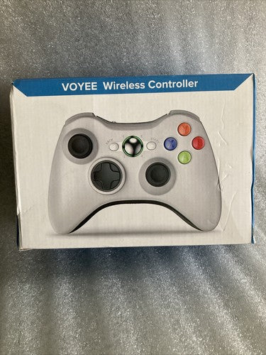 NEW Wireless Controller Xbox 360 Slim PC 7 8 10 Robot White VOYEE Gaming Windows