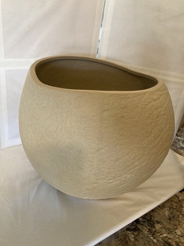 Audo Copenhagen Plantar Planter H26 10.2â By MENU Unglazed Stoneware Curvy Base