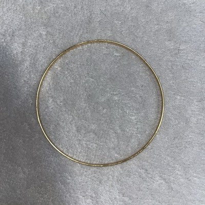 NEW Gold Bangle Bracelet Smooth Quality Fashion Jewelry Valentines Anniversary