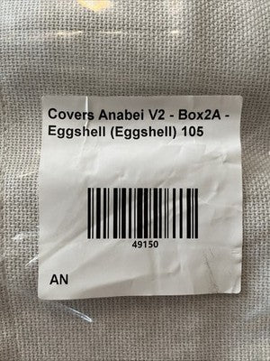 NEW ANABEI V2 Sofa Cover Eggshell (Box2A) 105 Replacement Slip Couch High End