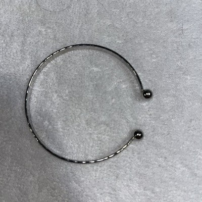 NEW Silver Bangle Bracelet Blocks Quality Fashion Jewelry Valentines Anniversary