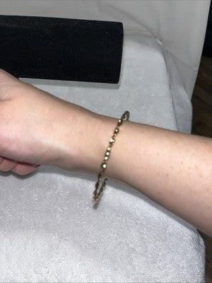 NEW Gold Bangle Bracelet Twisted Quality Fashion Jewelry Valentines Anniversary