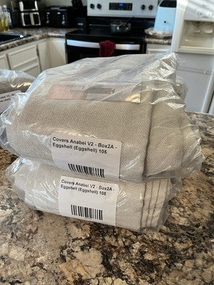 NEW ANABEI V2 Sofa Cover Eggshell (Box2A) 105 Replacement Slip Couch High End