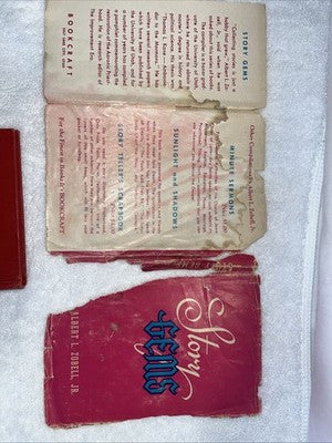 VINTAGE BOOK 1955 Story Gems Albert L.  Zobell Jr Inscribed Hardcover VTG Slip