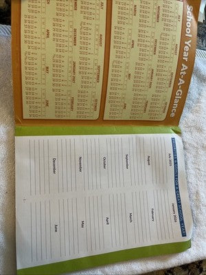 NEW 2025-2026 Academic Monthly Planner Head Start Book Calendar Springfield